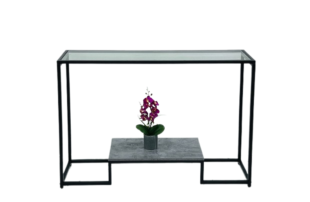 مدخل استقبال زجاج - 120×35×85 سم-