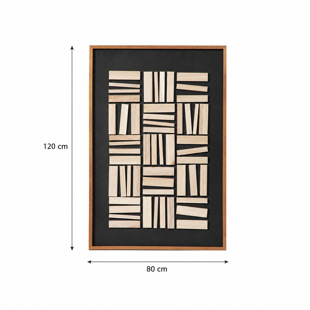 Wall art with black frame SHW-1163 120*80