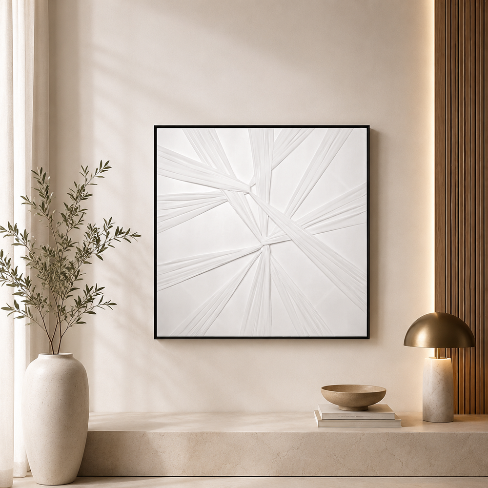 لوحات جدارية اطار اسود 80*80 SHW-422