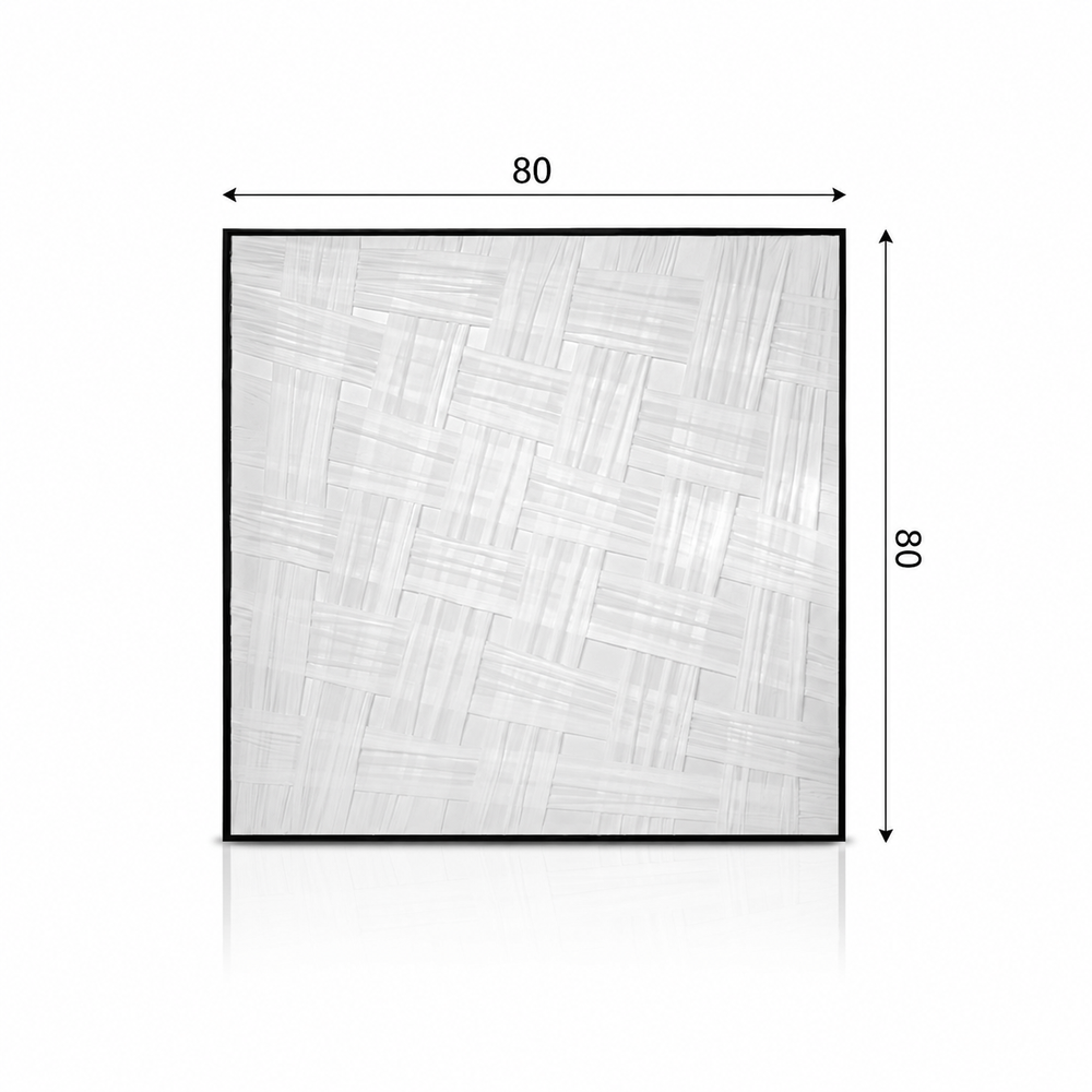 لوحات جدارية اطار اسود 80*80 SHW-432