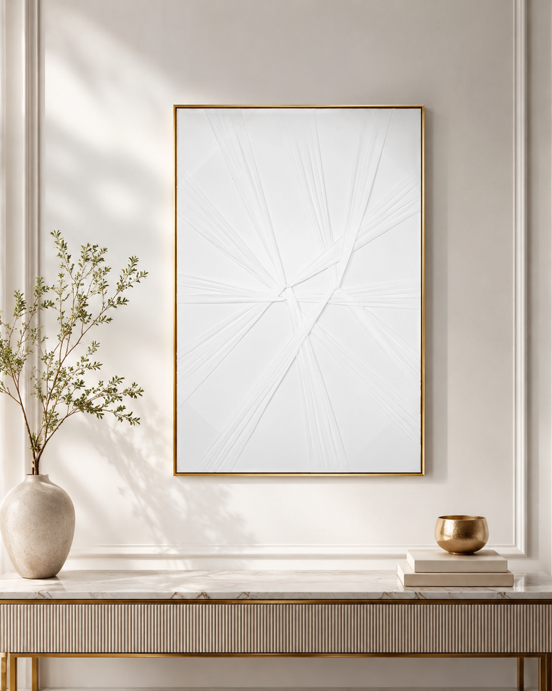 Wall art with a gold frame, 80*120 SHW-421