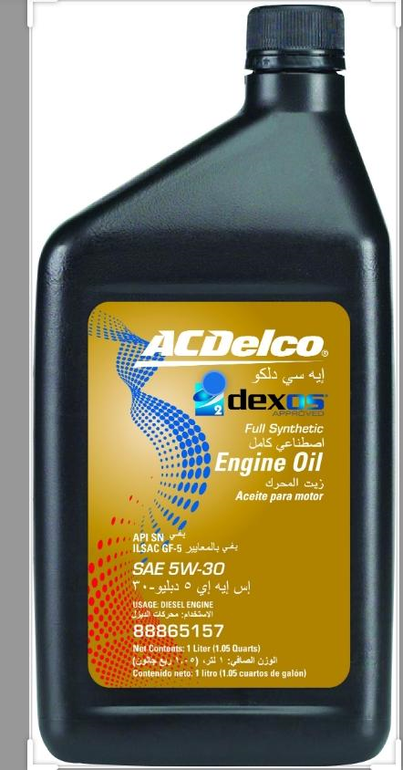 ENGINE OIL ACDELCO DEXOS GOLD 1519 USA