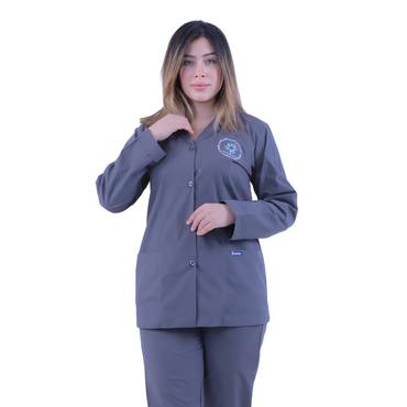 زي كلية التقنية بنات رمادي غامق B99