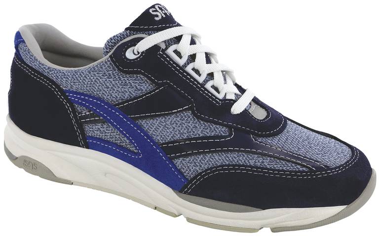 Tour Mesh Lux Lace Up Sneaker - Marine