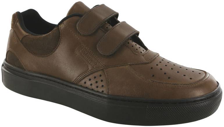 High Street V Lace Up Sneaker - Mahogany