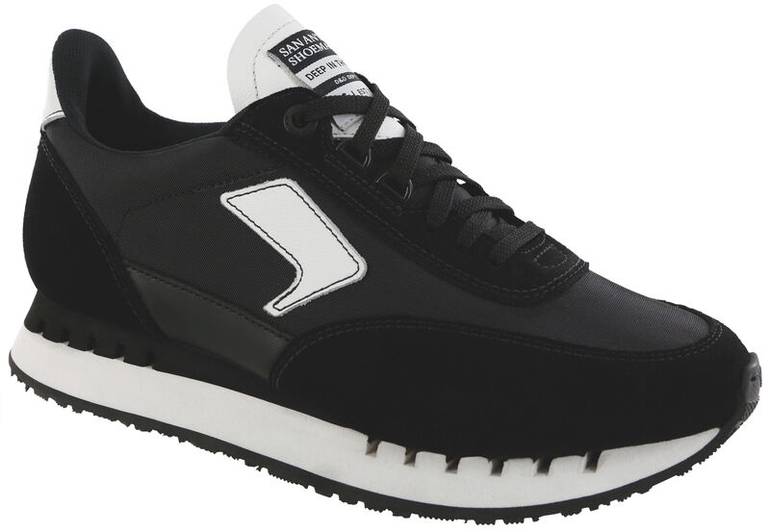 7eventy6ix-X Women's Lace Up Sneaker - Black Moon