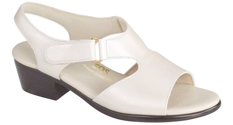 Suntimer Heel Strap Sandal - Pearl Bone