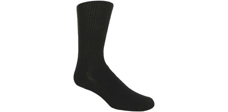 Thorlo Crew Socks - Black - Large