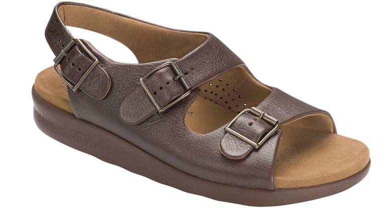 Bravo Heel Strap Sandal - Brown
