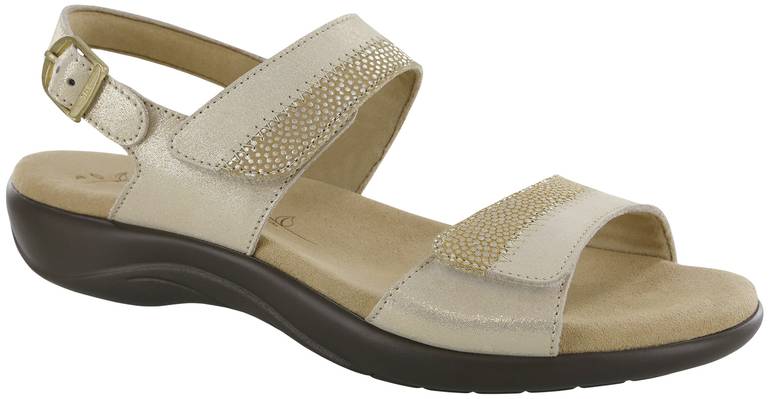 Nudu Heel Strap Sandal - Golden