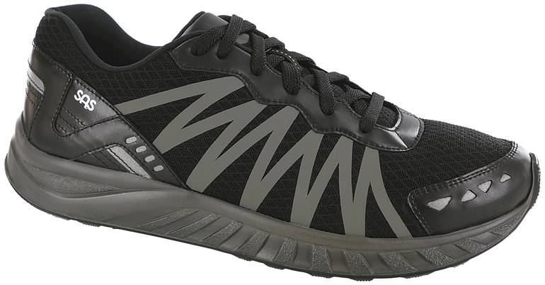 Pursuit Lace Up Sneaker - Black/Gray