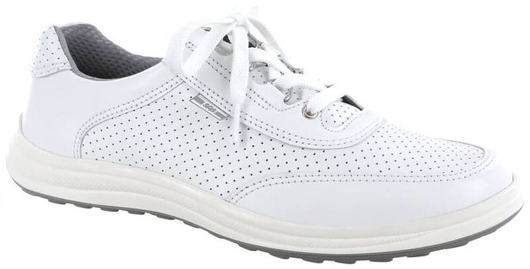 Sporty Lux Lace Up Sneaker - White