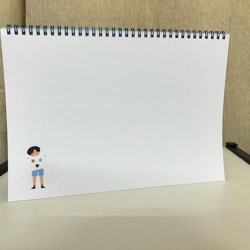 كراسة رسم طباعة من الداخل والخارج مقاس  A4  (25ورقة)