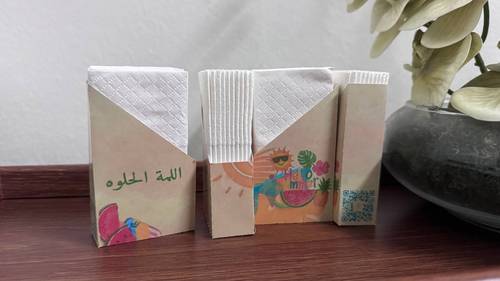 مناديل طاولة ثيم الصيف