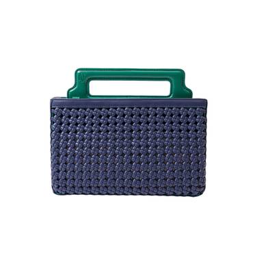 Bohemian Hand Bag in Navy Blue