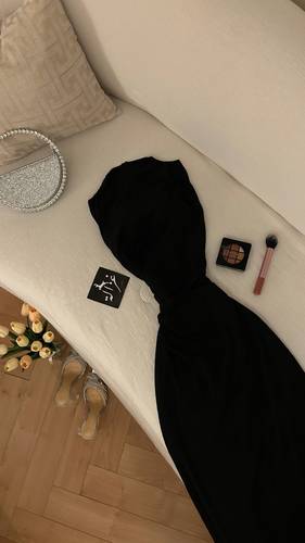 فستان جواهر - XS - بيج