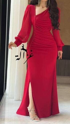 فستان احمر سهره - 3XL