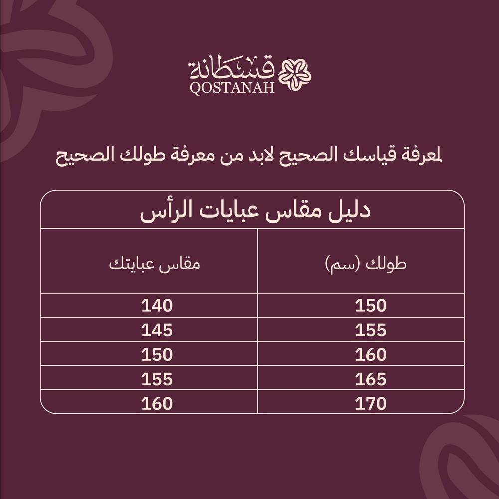 عباية راس إسلامية (ربع كم)