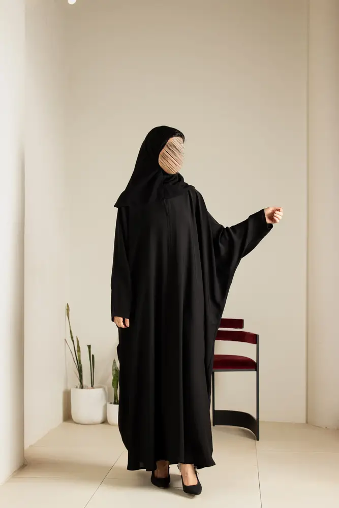عباية فراشة سادة