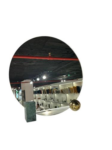 مرايا دائرية قاعدة رخام