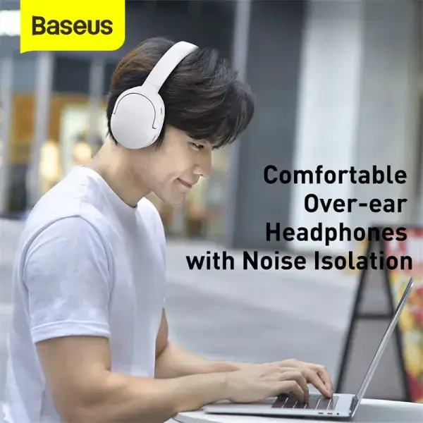 Baseus D02 Pro Bluetooth Headphone Stereo Wireless Headphones