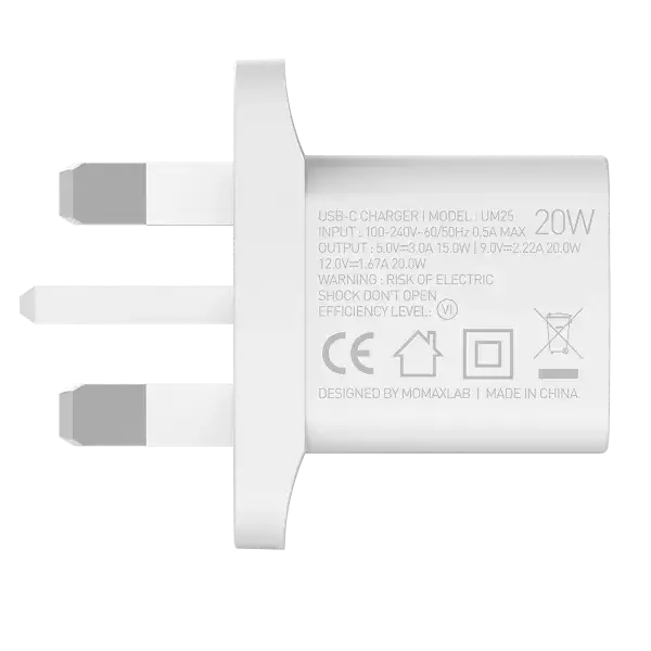 Momax One Plug 20W Mini USB-C Charger 