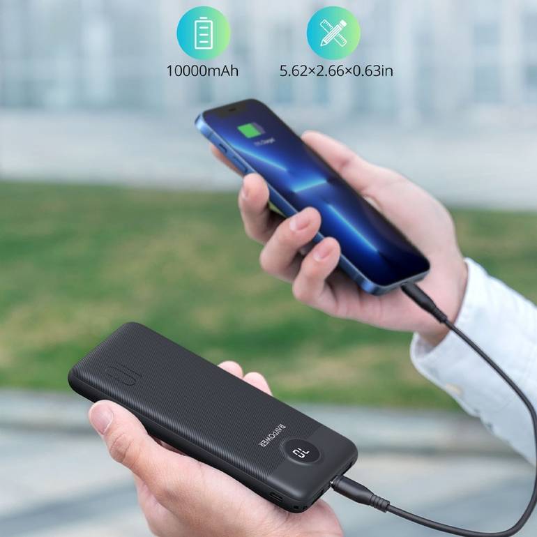 RAVPower PD Pioneer 10000mAh 20W 3-Port Power Bank