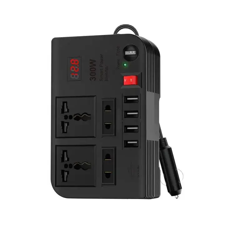 Green Lion Spark 3 Power Inverter 300W – Black
