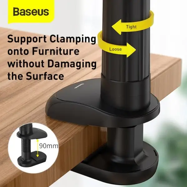 Baseus Otaku Life Rotary Adjustment Lazy Hotder (AppLicabte for Phone/ Pad) Black