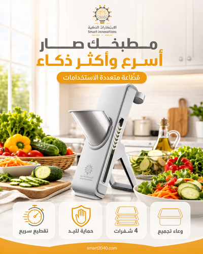 قطاعة خضار مبتكره وسهلة التنظيف