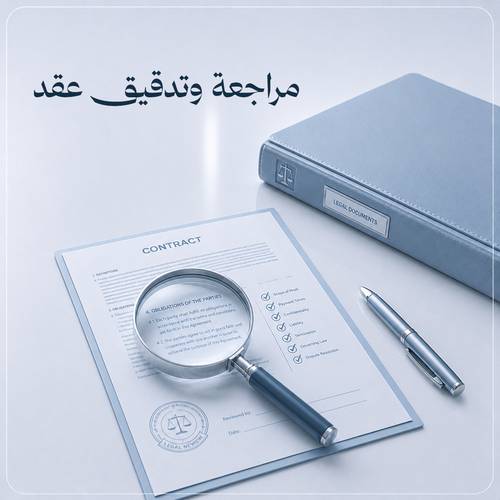 مراجعة وتدقيق عقد