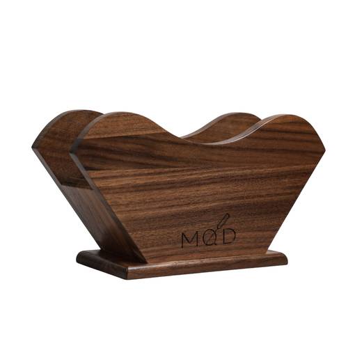 حامل فلاتر خشبي بني غامق Wooden مود