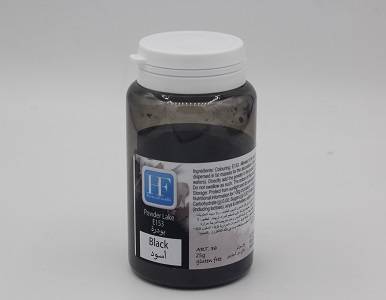 بودرة الوان اسود 25g