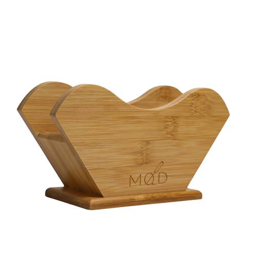 حامل فلاتر خشبي بني فاتح Bamboo مود