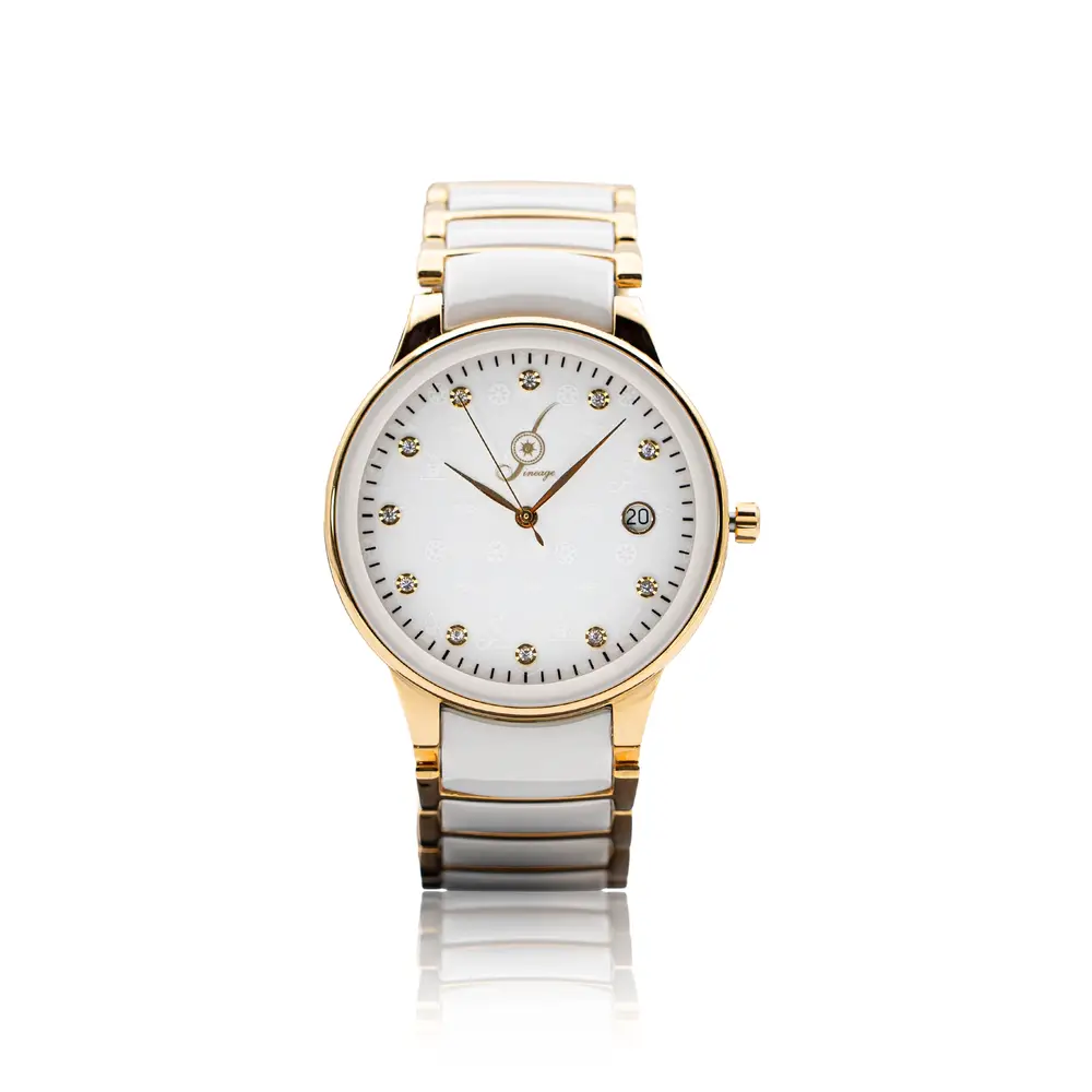  Lineage : Marble - Gold - Men's Watch 