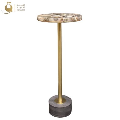 Stone Side Table 25 cm - Black
