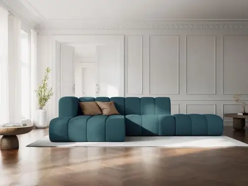 كنب زاوية رويال هوم 270×200×80 سم - اخضر داكن
