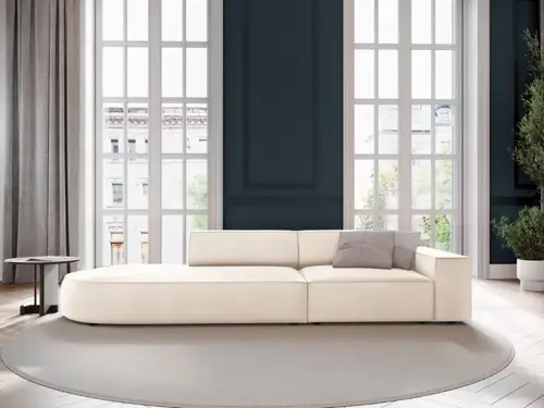 كنب زاوية رويال هوم 85×300×75 سم - بيج