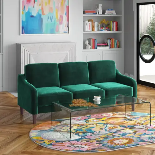 كنب زاوية رويال هوم 85×220×85 سم - اخضر