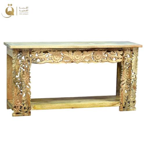 Carving Console 150 Cm - Natural