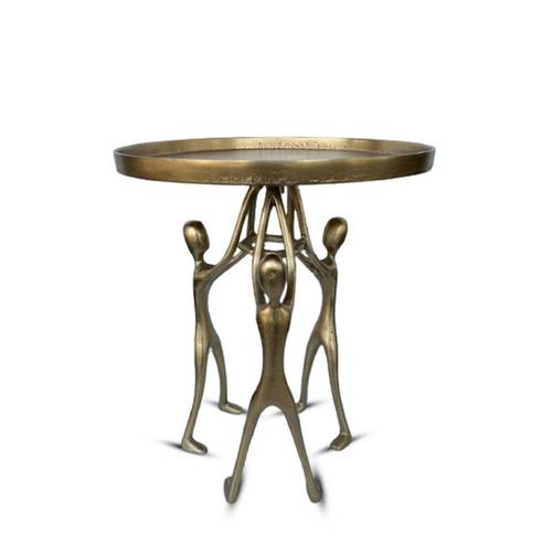 Holding Side Table - Golden