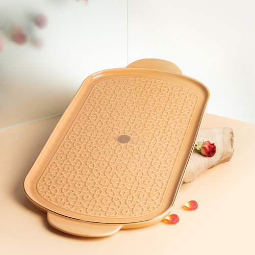  Serving Tray Rosette - Orange