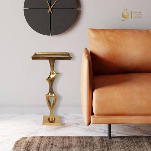 طاولة جانبية ارت فورم ART FORM - ذهبي مقاس 26*18*60 cm