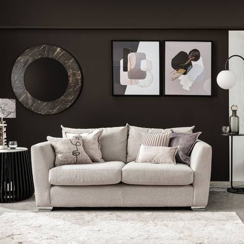 كنب زاوية رويال هوم 85×200×85 سم - بيج