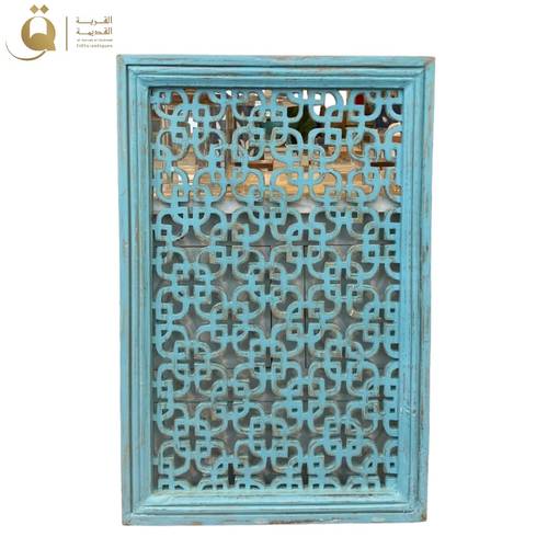 ديكور جداري كارفينغ 40x55 سم - أزرق