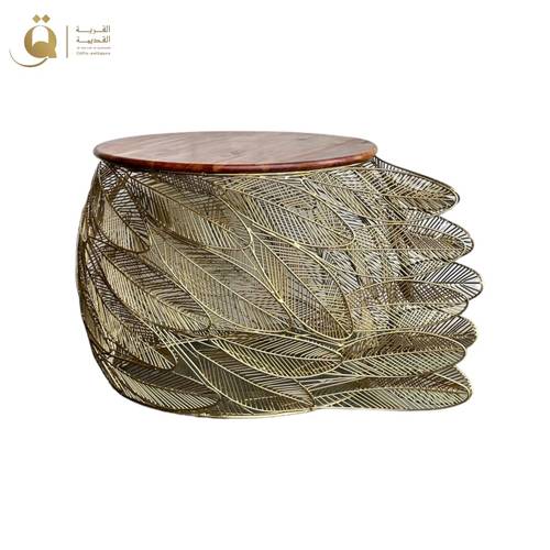 طاولة قهوة ريشة معدنية 46x69x59 سم - اندستيريل