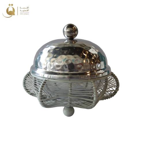 تمرية بغطاء فلور صغير - رمادي
