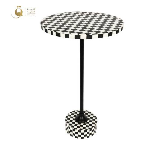Chess Side Table 35 cm - Black