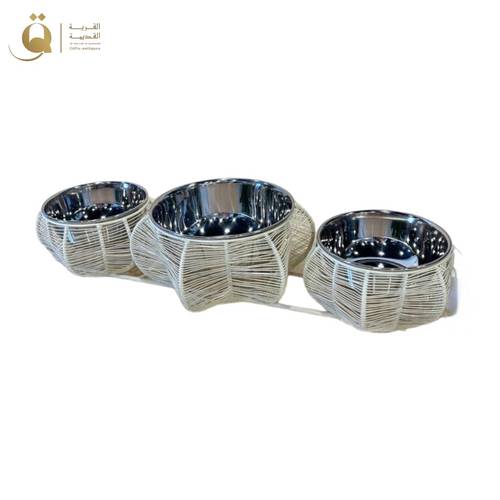 Serving Platters set Flower - White