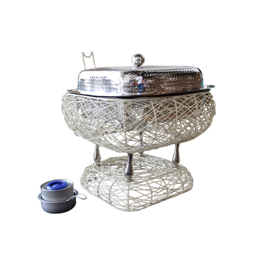 2L Square Buffet Warmer - White
